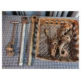 M4 12pc Pipe cutter, Pipe Dies, pipe wrench