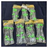 T2 42Pc 10 Inch steel Tent stakes
