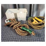 E2 2PC Jumper Cables, Tow Rope,
