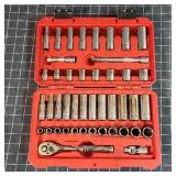 T4 42pc Tekton Metric/SAE Socket Set 3/8 Drive mos