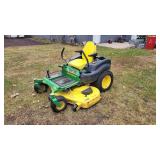 YD JD Z665 - runs/starts zero-turn mower