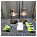 L3 6pc Electrical: (3) bulb sockets, (2) Lamps, (1