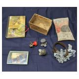 7Pc Emergency tire chain Steering knob Photo album