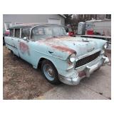 1955 Chevrolet Wagon Sm. Block Chevy, New exhaust