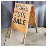 T1 Huge Tool Sale Wooden sign