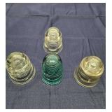 L4 4Pc Vintage Insulators Electrical lines