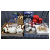 S3 25pc+ Lenox Snowmen, Figurines, Snow carolers,