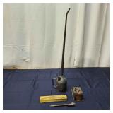 Q3 3Pc Wood bite Oil can match holder