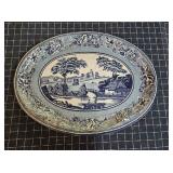 T1 Daher Decorated Tin Platter 15x20"