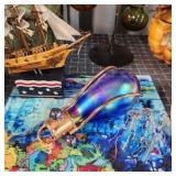 L6 9pc Copper bound bulb, Soup tureen, Cutting Boa