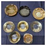 L5 8Pc saucers Ashtrays