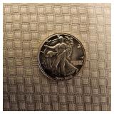 LB Round Standin liberty 1/10 OZ Silver