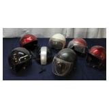 T4 10Pc Motorcycle helmets Vintage 3 Helmets inclu
