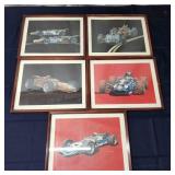 C3 5Pc Indy cars Pictures 12 X 1405