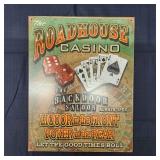 P3 Sign Metal 16 X 12 Casino Road house casino sig