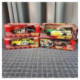 C4 4pc Racing Champions Diecast Nascar 0.06