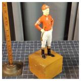 P2 Desktop Lawn Jockey 12" paperweight / bookend