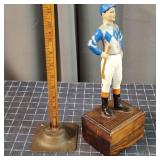 P2 Desktop Lawn Jockey 12" paperweight / bookend