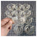 S3 12pc glass dessert Pudding dishes