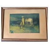 T2 "In from the Night Herd Western print Fredrick