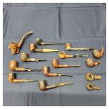 Q2 15Pc Tobacco Pipes wood