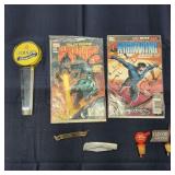 C3 7Pc Becks beer tap DC comics knife