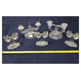 L4 5Pc Vintage art deco Candle holders