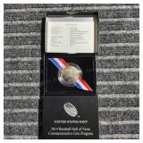 LB Commemorative Coin 2014 Baseball hall o fame