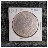 LB Morgan Dollar 1903 O Silver