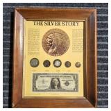 LB Silver story silver coins Silver cert 1957 - 19