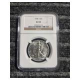 LB Walking Liberty Half Dollar 1940 Silver NGC AU