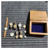 MC 11Pc Watches Mens Wood Box Watch brands include