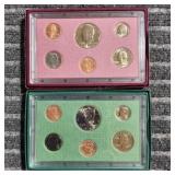 LB 2Pc Bank set US coins 1990 2pc US Bank Coin Set