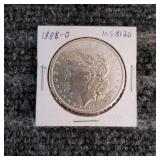 LB Morgan Dollar 1882 O Silver