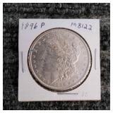 LB Morgan Dollar 1896 P Silver