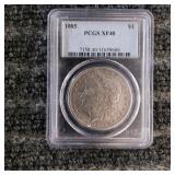 LB Morgan Dollar 1885 Silver 1885 Morgan Silver Do