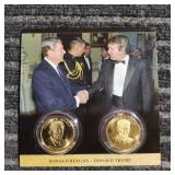 LB Presidential Dollar Trump Reagan