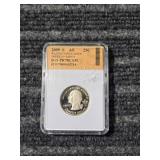 LB Washington Quarter 2009 S American Samoa SGS PR