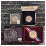 LB 4Pc half dollars olympic 1986/1992 4pc Olympic