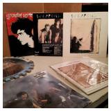 6 music records albums vintage 80