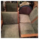 4 household oak home chairs office