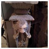 2 lawn decor garden ornate vintage