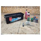 F3 7pc Sta-bil, 2 stroke oil, Chainsaw wrench, Air