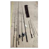 T4 6pc assortment Fishing Poles