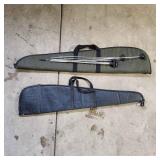 M4 Cleaning rods & (2) gun cases,