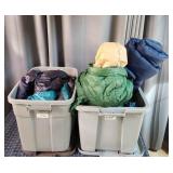 M2 (2) Totes Assorted Sleeping bags