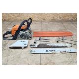 F3 Stihl Chainsaw MS211 with accessories