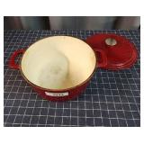 L2 Dutch oven Enamel coated Red