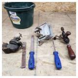 Q3 6pc Corner clamp, Brace, hobby vice, Files,