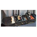 T4 K2 Snowboard with carry bag approx 150cm